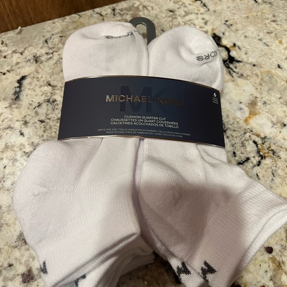 Michael Kors White Athletic Socks for Men - Picture 2 of 4